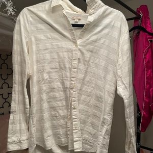 Gap White patterned button down